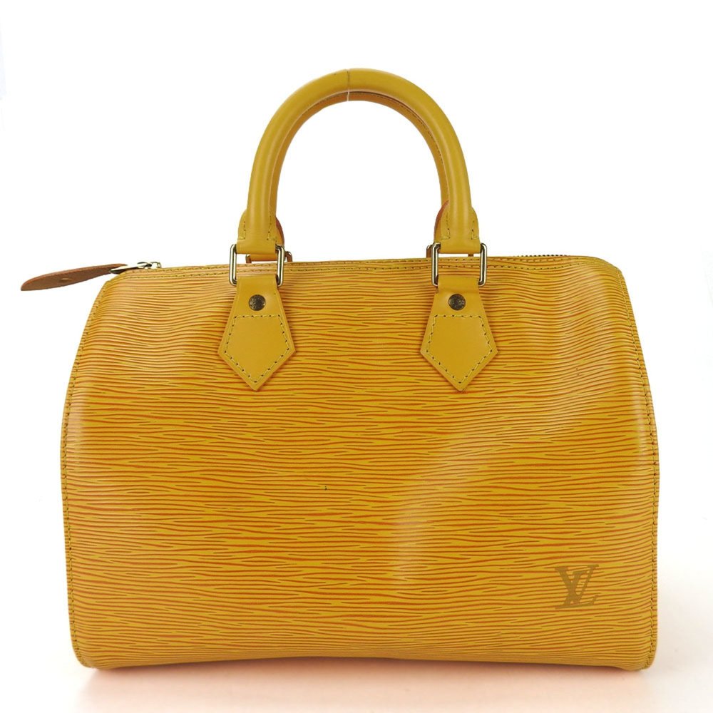 LOUIS VUITTON Handbag Speedy 25 M43019 Epi Leather Tassili Yellow Women's - Picture 3 of 10